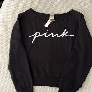 New Pink  side shoulder sweater